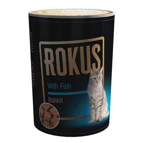 Rokus Balıklı 410 G.  Kedi Konserve Maması - 6