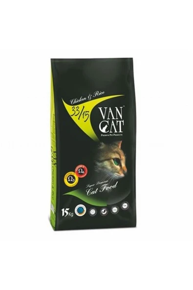 VanCat Tavuklu Pirinçli Yetişkin Kedi Maması 15 kg