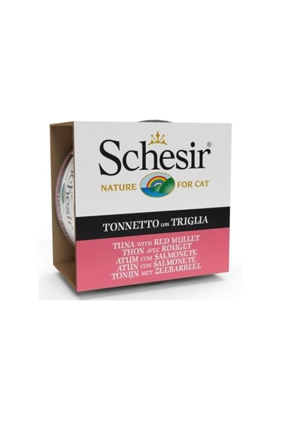 Schesir C277 Jelly Ton Balıklı ve Barbunya Kedi Konservesi 85 Gr