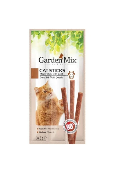 Gardenmix Dana Etli Kedi Stick Ödül 3x5g