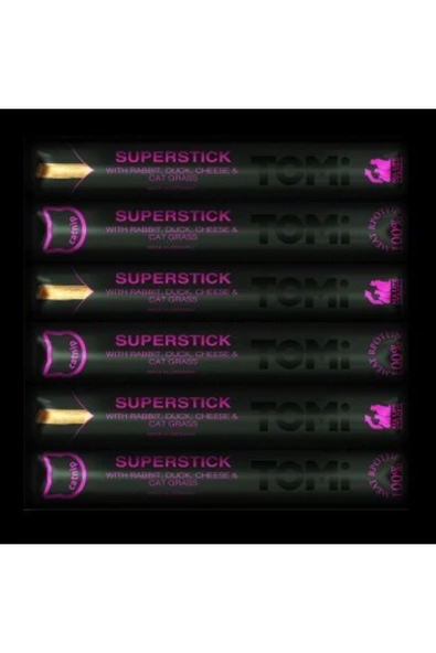 Tomi Kedi Stick Tavşan Ördek Ve Peynirli 6lı 5x6gr 30gr