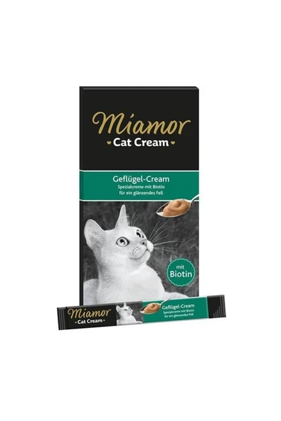 Miamor Cream Tavuklu Kedi Ödülü 6X15 g