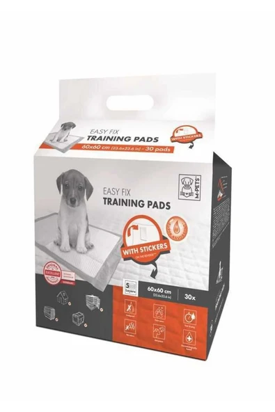 M-Pets Yapışkanlı Köpek Çiş Eğitim Pedi 90x60cm 30lu - 3