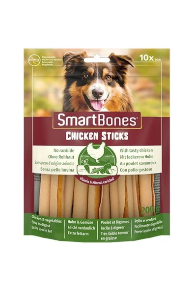 Smart Bones Tavuklu Sticks Köpek Ödülü 10lu 200 gr - 3