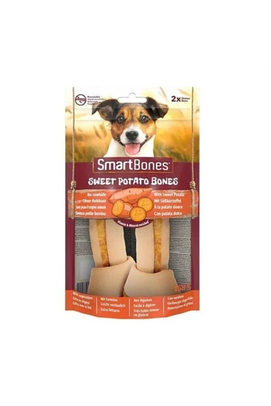 Smart Bones Tatlı Patatesli Medium Kemik Köpek Ödülü 2li