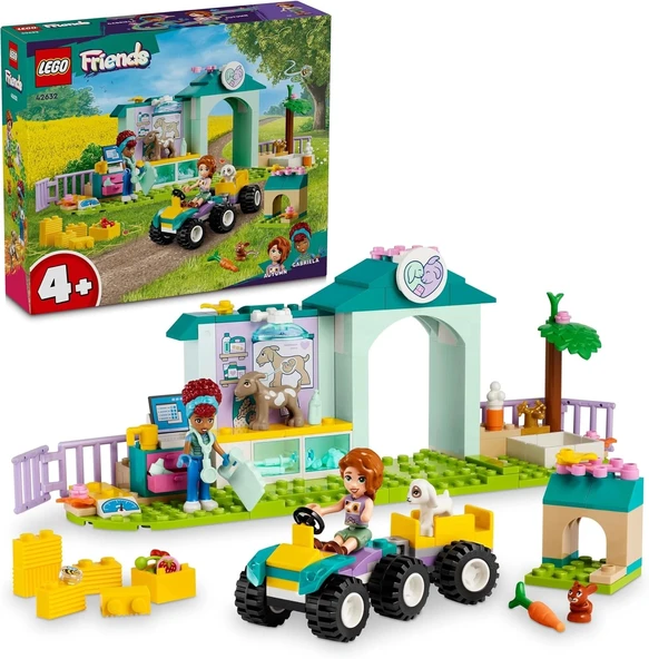LEGO ® Friends Çiftlik Hayvanı Veteriner Kliniği 42632 - 4 Yaş ve Üzeri İçin Yapım Seti (161 Parça)