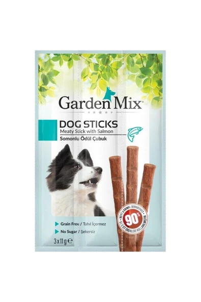 Gardenmix Somonlu Köpek Stick Ödül 3x11g