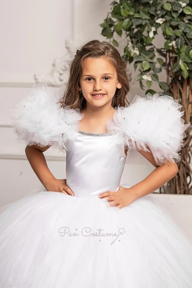 Beyaz Prenses Elbisesi