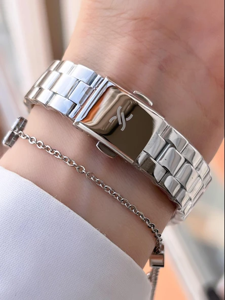 Daniel Klein Çelik Kordon Çelik Takı Seti Hediyeli 2Yıl Garantili 3 Atm Kadın Kol Saati DX13688.1 - Resim 4