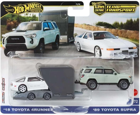 Hot Wheels 18 Toyota 4Runner 89 Toyota Supra Model Araba