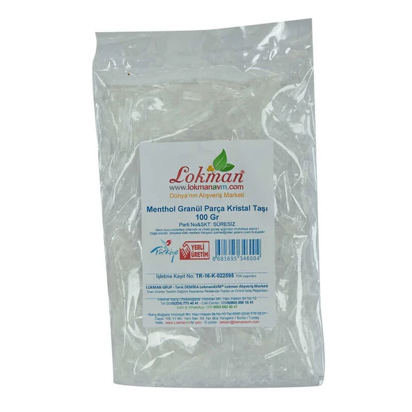 Menthol Granül Parça Kristal Taşı 100 Gr - 2