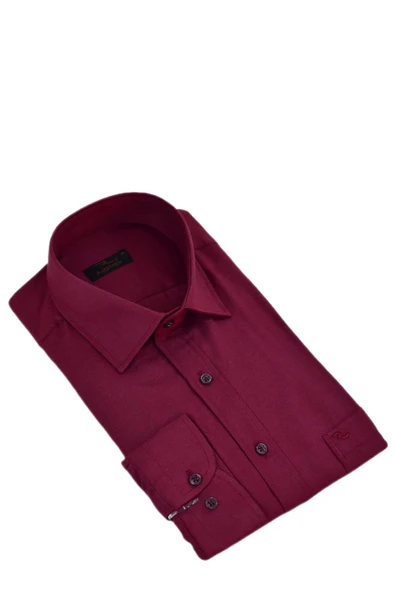 Erkek Klasik Tek Cepli Uzun Kol Gömlek BGL-ST04335 - Resim 6