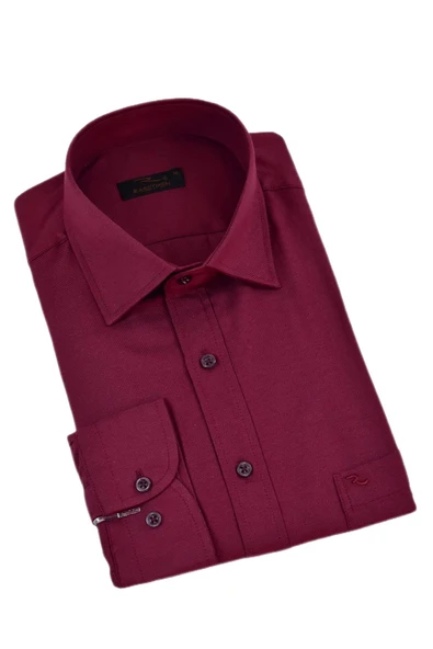 Erkek Klasik Tek Cepli Uzun Kol Gömlek BGL-ST04335 - Resim 9