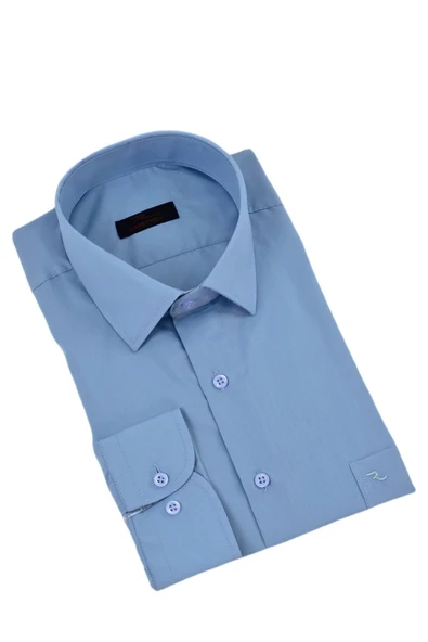 Erkek Klasik Tek Cepli Uzun Kol Gömlek BGL-ST04336 - Resim 3