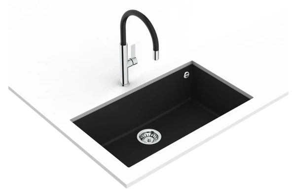 TEKA FOT 995 SİYAH-KROM MUTFAK EVYE BATARYA - Resim 3