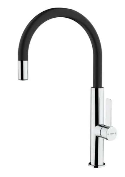 TEKA FOT 995 SİYAH-KROM MUTFAK EVYE BATARYA - Resim 2