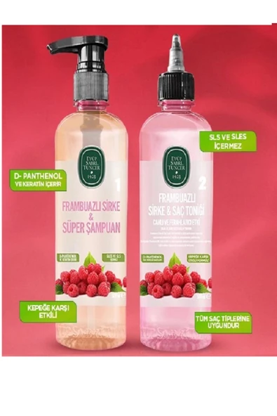 Eyüp Sabri Tuncer Frambuazlı Süper Şampuan Ve Frambuazlı Tonik 500 ML