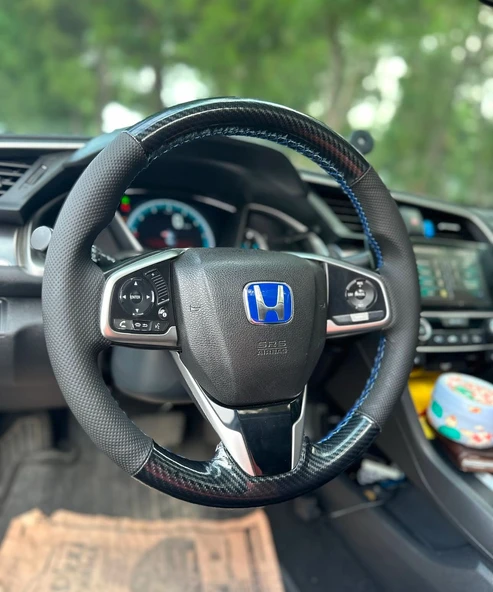 Honda Civic FC5 Uyumlu Universal Direksiyon Kılıfı (TAM KILIF DEĞİLDİR) - Resim 2