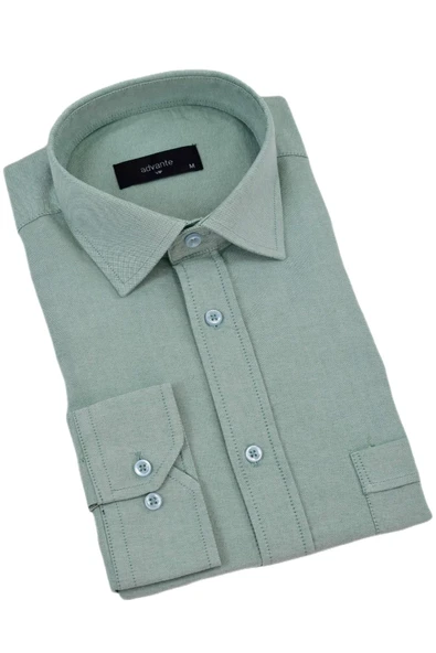 Erkek Klasik Tek Cepli Uzun Kol Gömlek BGL-ST04338 - Resim 5