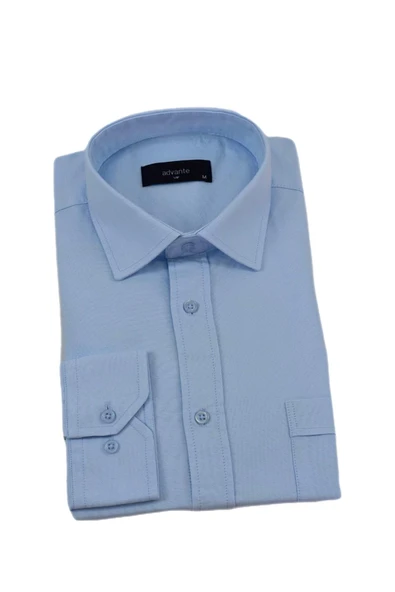 Erkek Klasik Tek Cepli Uzun Kol Gömlek BGL-ST04338 - Resim 3