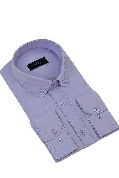 Erkek Klasik Tek Cepli Uzun Kol Gömlek BGL-ST04339 - Resim 12