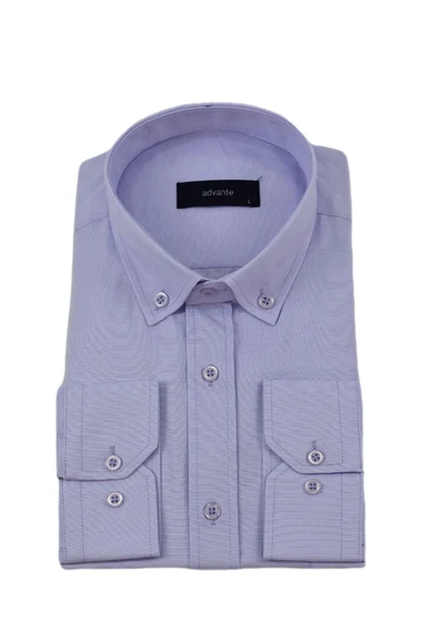 Erkek Klasik Tek Cepli Uzun Kol Gömlek BGL-ST04339 - Resim 4