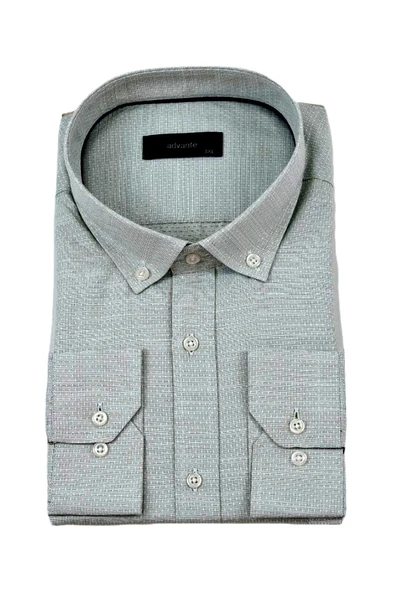 Erkek Büyük Beden Klasik Tek Cepli Uzun Kol Gömlek BGL-ST04342 - Resim 2