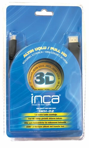 Projeksiyon, Foto Makinesi,SLR Kamera,Tablet Uyumlu Mini Hdmi to Hdmi Kablo - 4