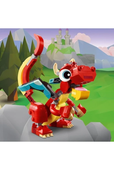 LEGO ® Creator Kırmızı Ejderha 31145 - Oyuncak Yapım Seti (149 Parça) - 8