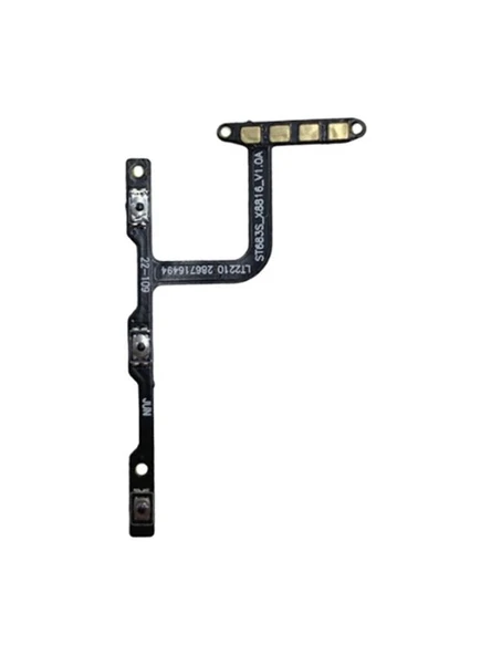 Infinix Hot 12 Play Uyumlu On Off Yan Ses Power Film Flex X6816C X6816 - Resim 2