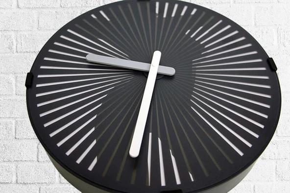 Saat Hareketli Dansçı Duvar Saati Dekoratif Hediyelik - Resim 2