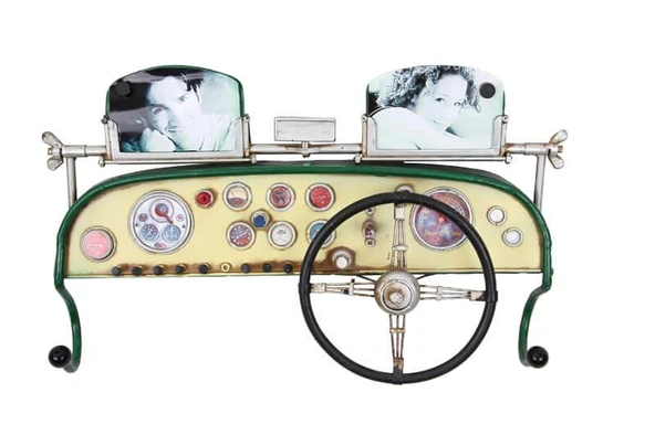 Dekoratif Metal Askı Çerçeveli ve Araba Konsolu Temalı Hediyelik ürün görseli