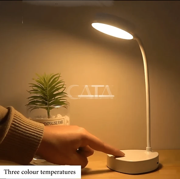 CT-8440 berlin sarjli masa Lambası 3 Farklı Renk Moduna Dokunmatik Geçiş Cata Dimmerli - 6