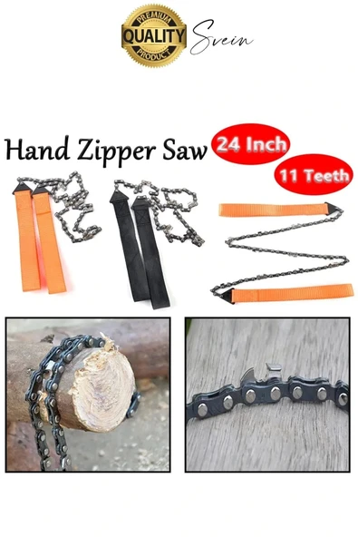 Taşınabilir Mini El Zincirli Testere Kamp Doğa Ağaç Dal Kesme Çelik Hafif Pratik Taşıma Çantası - 4