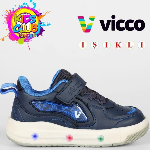 Vicco Disnew Işıklı Ortopedik Çocuk Spor Ayakkabı - Resim 9