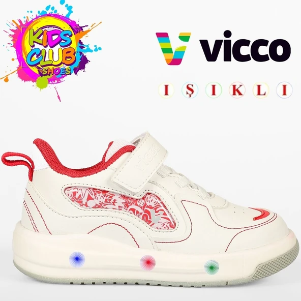 Vicco Disnew Işıklı Ortopedik Çocuk Spor Ayakkabı - Resim 1