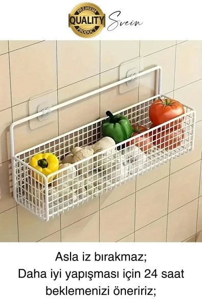 5 Ad. Ekstra Güçlü Kendinden Yapışkanlı İz Bırakmaz Suya Dayanıklı Banyo Rafı Tablo Ayna Askı Kanca - 5