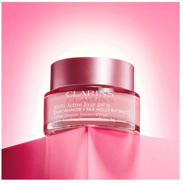 Clarins Multi Active - Stresin Etkileriyle Savaşan Yaşlanma Karşıtı Nemlendirici SPF 15  50 ml - Resim 4