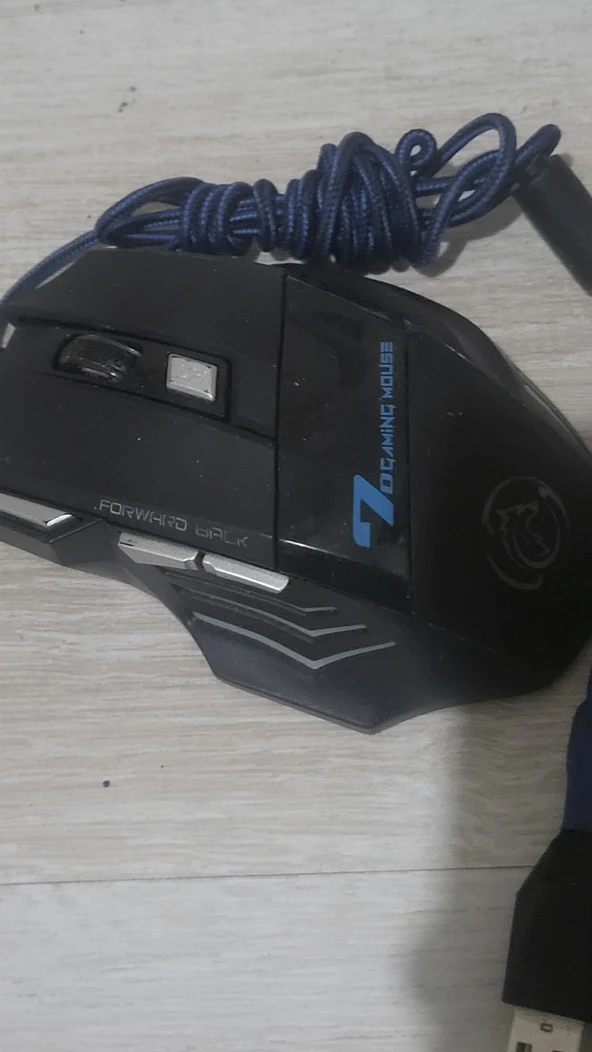 Piranha x7 oyuncu mouse ikinci el 7 tuşlu rgb ledli - 2