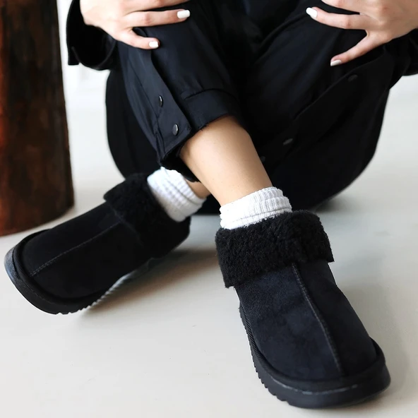 Abby Siyah Süet Bot - Resim 5