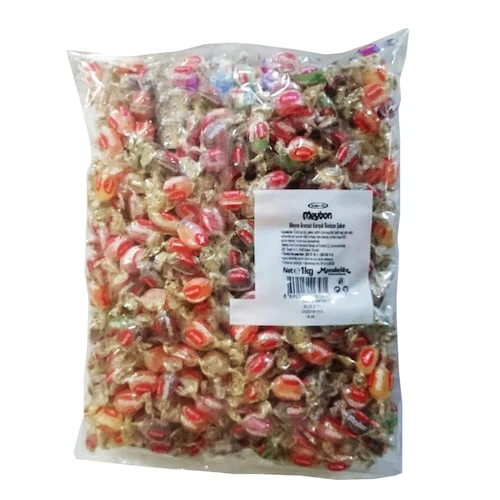 Kent Meybon Meyve Aromalı Karışık Bonbon Şeker 1 KG