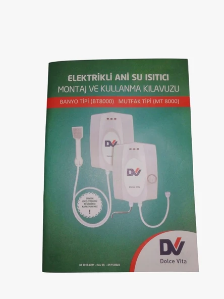 Baymak Dolce Vita Mt8000 Banyo Ve Mutfak Uyumlu Şofben - 3