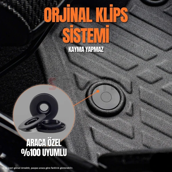 PEUGEOT 301 ARACA ÖZEL 3D PASPAS 2013 2014 2015 2016 2017 2018 2019 2020 2021 ürün görseli 1