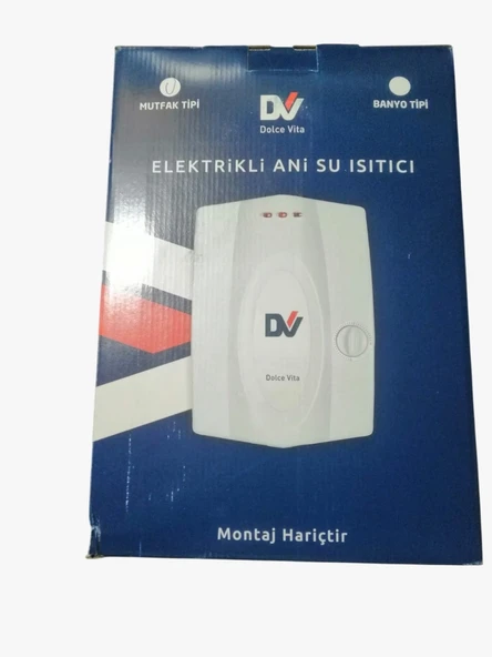 Baymak Dolce Vita Mt8000 Banyo Ve Mutfak Uyumlu Şofben Kablolu Tam Takım Set - 6
