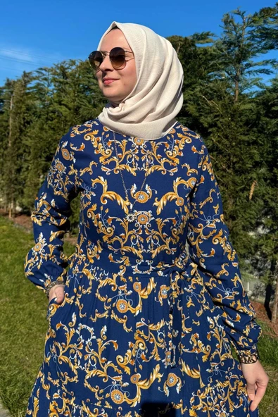 Hürrem Elbise Lacivert - 4