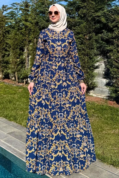 Hürrem Elbise Lacivert