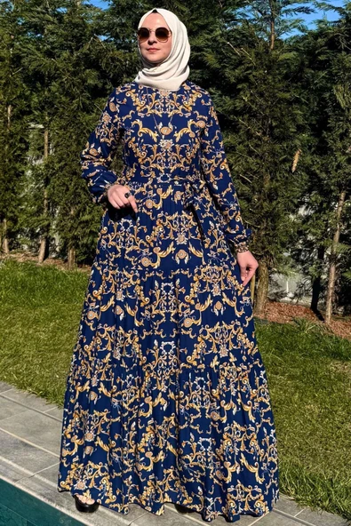 Hürrem Elbise Lacivert - 6