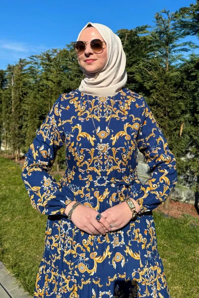 Hürrem Elbise Lacivert - 2