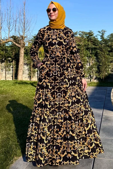 Hürrem Elbise Siyah - 6