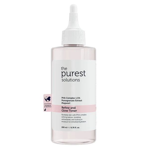 The Purest Solutions Refine And Glow Toner Aydınlatıcı Pha Tonik 200 ml